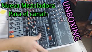 Unboxing Behringer XENYX x1832 Usb  Primeras Impresiones en español [upl. by Ayocat917]