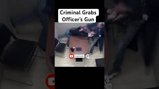 Criminal Grabs Officer’s Gun shorts police [upl. by Eyllib]