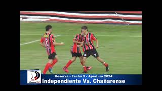 Div Reserva Independiente 11 Chañarense  Fecha 9 Apertura  Liga Interprovincial  120524 [upl. by Tod]