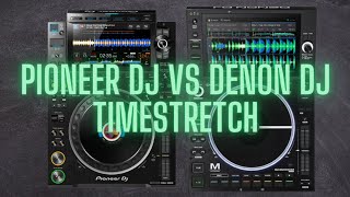 Pioneer DJ CDJ 3000 vs Denon DJ SC6000  Time stretch test Which one Sounds Better [upl. by Vasya]