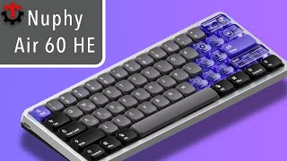 Low Profile Hall Effect Keyboard 🔥 Nuphy Air 60 HE Review [upl. by Shayna430]