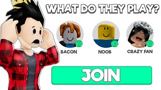 I PLAYED MY SUBSCRIBER’S GAMES in ROBLOX [upl. by Otrebmuh175]