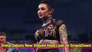 Shotzi Debuts New Shaved Head Look on WWE SmackDown This Week [upl. by Mei]