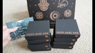 Unboxing 8 ALEX amp ANI Bracelets 2 5 2019 [upl. by Alverta]