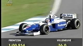 F1 Europe Jerez 1997 Jacques Villeneuve Pole Position Lap DF1 [upl. by Aihsenrad]