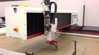 Mitsubishi Water Jet Machine Demo Part 1 [upl. by Ansell]