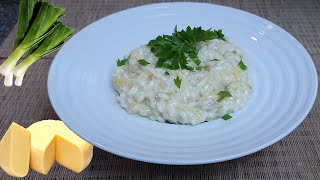 COMO FAZER O MELHOR RISOTO DE ALHOPORÓ E QUEIJO PASSO A PASSO COMPLETO  Cebola e Salsa [upl. by Colburn]