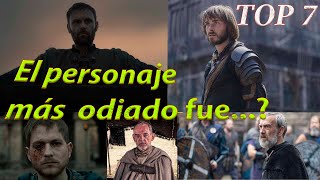 El personaje más odiado de THE LAST KINGDOM  TOP 7 [upl. by Einad]