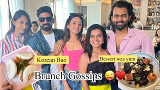 Brunch with Gang  Helly Vidhi Dhaval Sharad  Bhavini youtube brunch hellyshah food [upl. by Annoled]