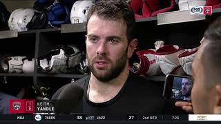 Keith Yandle  Florida Panthers at Carolina Hurricanes 11072017 [upl. by Balbinder]