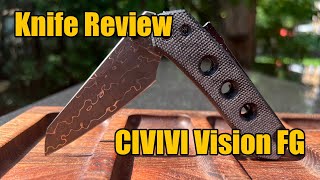 CIVIVI Vision FG Pocket Knife Review [upl. by Amathiste479]