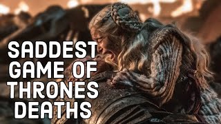 50 Saddest Game of Thrones Deaths [upl. by Yde428]