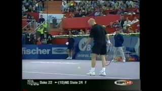 Grosjean vs Agassi Madrid 2002 [upl. by Culley]