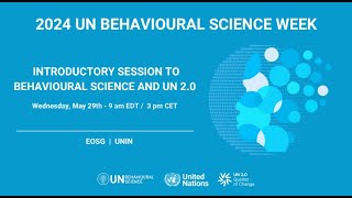 Behavioural Science amp UN 20 [upl. by Silenay261]