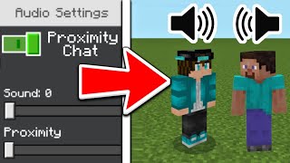 How To Enable PROXIMITY CHAT In Minecraft Bedrock [upl. by Slerahc97]