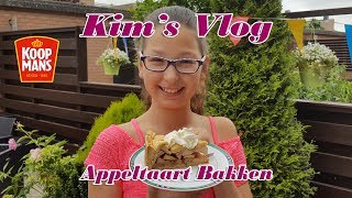 Appeltaart bakken Kims Vlog stijl  Super Recept  153 [upl. by Ekalb]