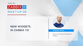 Zabbix Meetup online August 2024 New dashboard widgets in Zabbix 70 [upl. by Hospers]