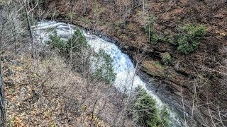 Canajoharie Falls Wintergreen Park Senic Trail New York [upl. by Johst]