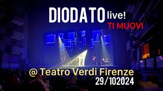 diodato timuovi italy DIODATO Live  Teatro Verdi Firenze Italy OCTOBER 292024 [upl. by Nevear]