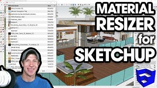 Material Resizer for SketchUp [upl. by Ieluuk737]