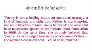 Reading the poem quotPlanetariumquot by Adrienne Rich [upl. by Sadella539]