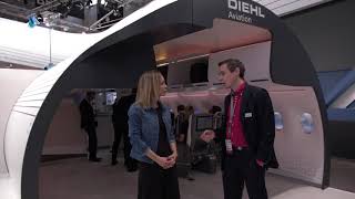 APEX  AIX 2019 Diehl Aviation Showcases Smart Cabin Surfaces [upl. by Laup]