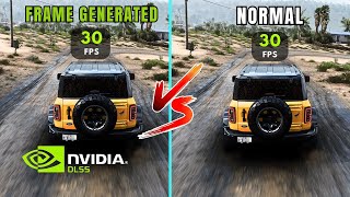 Frame Generation VS Normal FPS  Side by Side Comparison [upl. by Yregerg]