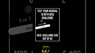 Test Your Musical IQ with MCQ Challenge 2650 asmonline musicschool shorts [upl. by Accebor254]