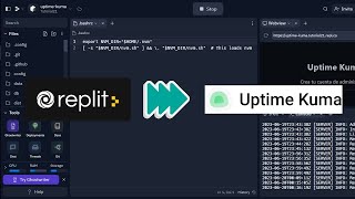 uptime kuma en replit 2023 [upl. by Capone912]