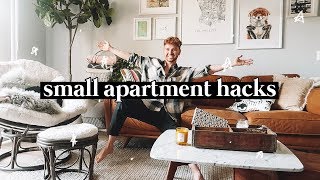 10 SMALL APARTMENT DECORATING TIPS  HACKS  Lone Fox [upl. by Llevrac]