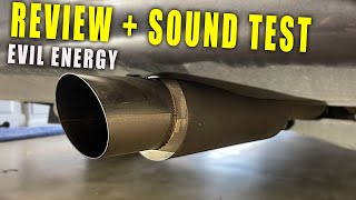 Evil Energy Exhaust Muffler Review amp Sound Test [upl. by Aij873]