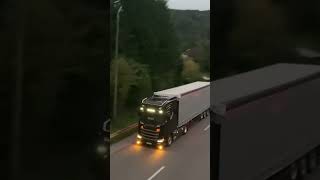 Scania décoré music rap speedup spedup song automobile concessiontrailer trucking [upl. by Cannice]