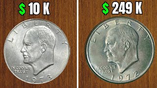 These Top 4 Rare Eisenhower Dollars Coins Are Shockingly Valuable [upl. by Aissac435]