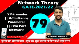 Lec 79 Y Parameter  Admittance Parameter  Two Port Network [upl. by Cornie124]