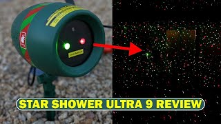 Star Shower Ultra 9 Review As Seen on TV Light Show [upl. by Gustavo]