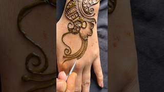 Beautiful mehndi design for back hand mehndi mehnditutotrial youtubeshorts viralshorts tranding [upl. by Mathur]