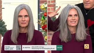 VOLOOM 20 Hair Volumizing Iron ampamp Detangling Brush on QVC [upl. by Eirrehc]