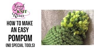 Crafts How to Make an easy PomPom [upl. by Arinay]