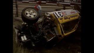 1991  Ford RS200 Crash In Belgium [upl. by Asilanna]