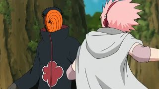 Tobi esquiva a Sakura y le dice Ole  Tobi humilla al equipo Kakashi [upl. by Andryc]