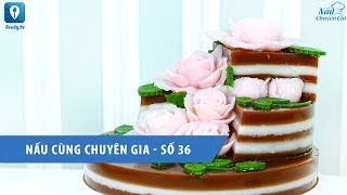 Nấu cùng chuyên gia số 36  Hướng dẫn cách làm thạch 4D hoa nổi  Feedy TV [upl. by Akeyla192]