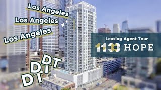 1133 Hope Leasing Agent Tour  Amenities  Los Angeles Downtown  Tripalink [upl. by Ihsir107]