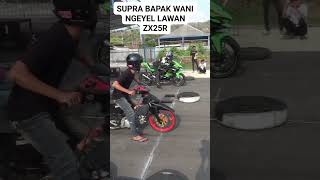 Supra bapak lawan zx25r [upl. by Yesdnyl795]