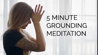 5 Minute Grounding Meditation [upl. by Ostap751]