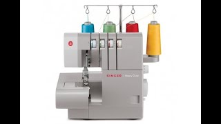 Singer Heavy Duty 14HD854 Overlock Guía Rápida de uso [upl. by Matless]