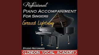 Greased Lightning Grease Piano Accompaniment Professional Karaoke Backing Track [upl. by Royall]