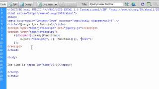 Jquery  Ajax Tutorial [upl. by Llertnek]