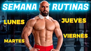 Rutinas para UNA SEMANA BRUTAL en el Gimnasio [upl. by Hermie]