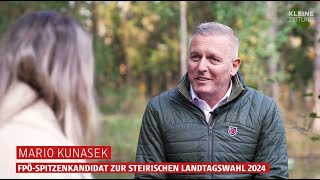 Mario Kunasek „Bei uns daheim ist der Sohn der Chef“  VideoInterview mit der Kleinen Zeitung [upl. by Htedirem753]