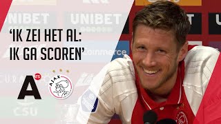 Bekijk hier de volledige persconferentie van Weghorst [upl. by Ahsehyt]